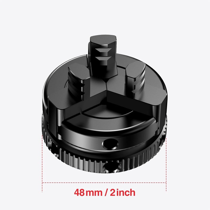 ARTYMASTER 2 inch Mini 3-Jaw Self-center woodworking chuck. M18X1.5mm Thread and 0.4 inch connector Mini lathe Chuck - Image 4